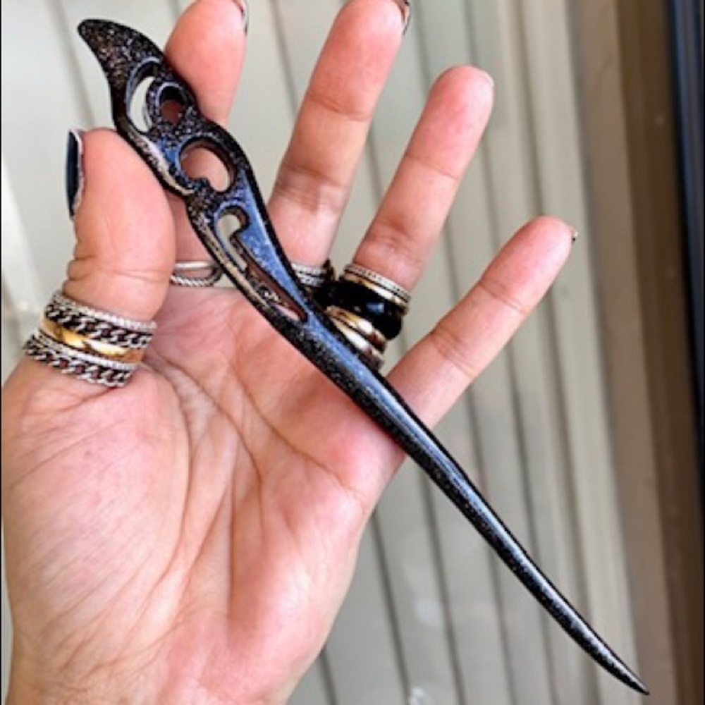 🖤SALE ! 2 for $25 Handmade hair pin stick - Picture 5 of 14